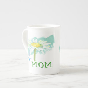 Ein Daisy für Mama Knochen-China-Tasse Porzellantasse