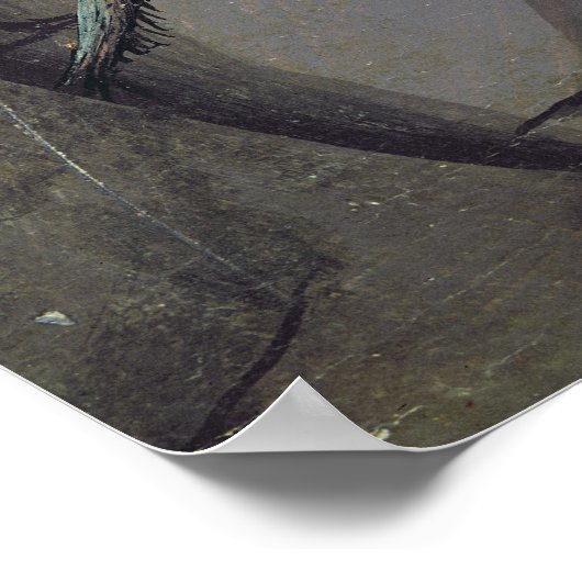 Ein Dämon aus der "Krönung der Jungfrau" Poster (Ecke)