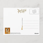 Ein Dandy und sein Hund Postkarte (Rückseite)