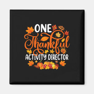 Ein dankbarer Aktivitätsleiter Herbstdanken Magnet