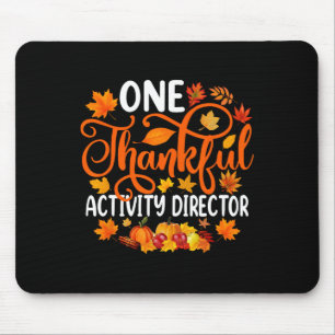 Ein dankbarer Aktivitätsleiter Herbstdanken Mousepad