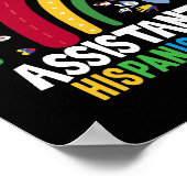 Ein dankbarer Assistent, Leiter des hispanischen K Poster (Ecke)