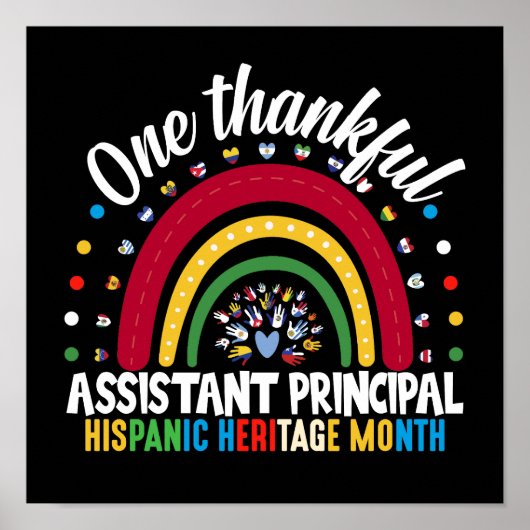 Ein dankbarer Assistent, Leiter des hispanischen K Poster (Vorne)