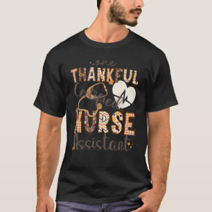 Ein dankbarer CNA-Pfleger Herbst Thanksgiving-Pfle T-Shirt