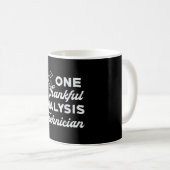 Ein dankbarer Dialysetechniker Nephrologie Tech Kaffeetasse (VorderseiteRechts)
