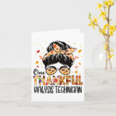 Ein dankbarer Erntedank für den Dialysetechniker Karte (Gelbe Blume)