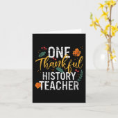 Ein dankbarer Geschichtslehrer Niedlicher Fall Tha Karte (Gelbe Blume)