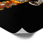 Ein dankbarer Gigi-Truthahn segnete Gigi-Kürbis al Poster (Ecke)