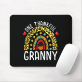 Ein dankbarer Granny Erntedank Rainbow Leopard F Mousepad (Mit Mouse)