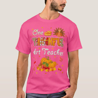 Ein dankbarer Kunstlehrer Herbstlaub Herbst Danke T-Shirt