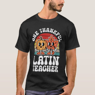 Ein dankbarer Lateinlehrer Lustiger Herbst Dankfes T-Shirt