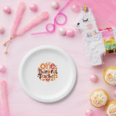 Ein dankbarer Lehrer Autumn Erntedank Pumpkin C Pappteller (Party)