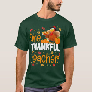 Ein dankbarer Lehrer Erntedank Türkei Lehrer T-Shirt