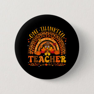 Ein dankbarer Lehrer Erntedank Türkei Rainbow L Button
