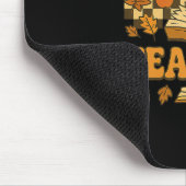Ein dankbarer Lehrer Groovy Buch Kürbis Herbst Als Mousepad (Ecke)