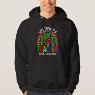 Ein dankbarer Lehrer Hispanic Heritage Month Zählu Hoodie
