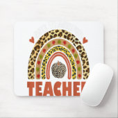 Ein dankbarer Lehrer Leopard Rainbow Pumpkin Danke Mousepad (Mit Mouse)