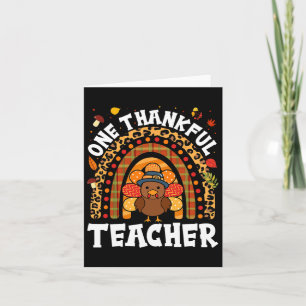 Ein dankbarer Lehrer Türkei Erntedank Rainbow F Karte