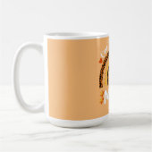Ein dankbarer Mama Erntedank Regenbogen Fall Leopa Kaffeetasse (Links)