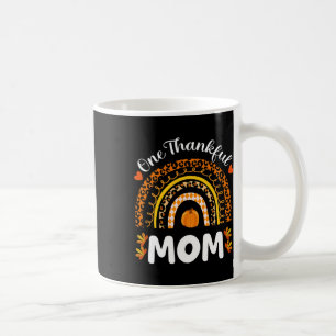 Ein dankbarer Mama Erntedank Regenbogen Fall Leopa Kaffeetasse