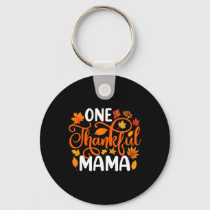 Ein dankbarer Mama Funny Herbst Herbst Erntedank Schlüsselanhänger
