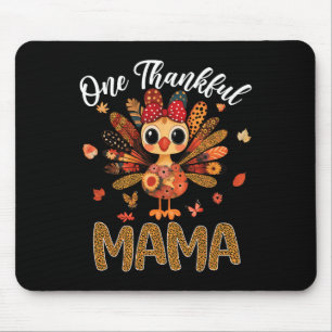 Ein dankbarer Mama Herbst Türkei Erntedank Mousepad