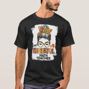 Ein dankbarer Mathematiklehrer Erntedankfest Liebe T-Shirt