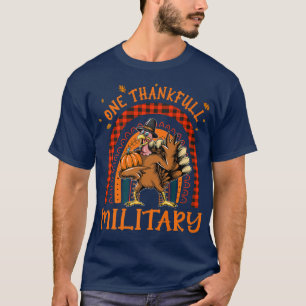 Ein dankbarer militärischer Erntedank Rainbow Türk T-Shirt