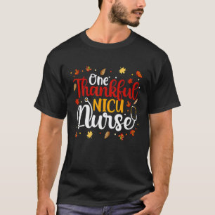 Ein dankbarer NICU-Krankenpfleger Thanksgiving Day T-Shirt