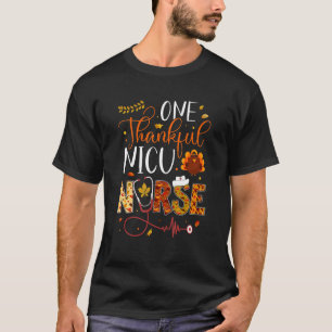 Ein dankbarer NICU Nurse Erntedank Day Nurse Tur T-Shirt