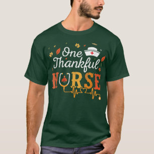 Ein dankbarer Nurse Erntedank Türkei Day Nurse W T-Shirt