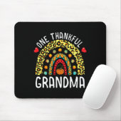 Ein dankbarer Oma-Erntedank Rainbow Leopard Mousepad (Mit Mouse)