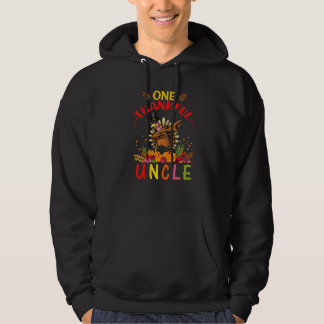 Ein dankbarer Onkel Truthahn Dabbing Herbst Herbst Hoodie