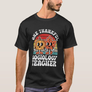 Ein dankbarer Soziologie-Lehrer Lustiger Herbst Da T-Shirt