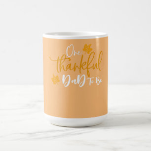 Ein dankbarer Vater, um Erntedank Schwangerschaft Kaffeetasse