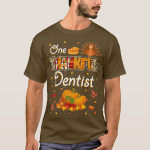 Ein dankbarer Zahnarzt Herbst Erntedank T-Shirt