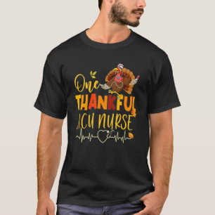 Ein dankbares ICU-Krankenpfleger Türkei Stethoscop T-Shirt
