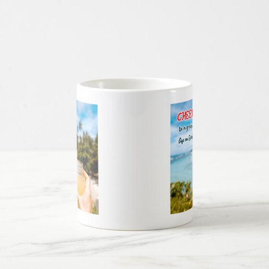 Ein dankbares Leben auf Erden Kaffeetasse (Mittel)