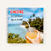 Ein dankbares Leben auf Erden Notizblock (Vorderseite)