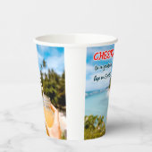 Ein dankbares Leben auf Erden Pappbecher (Links)