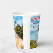 Ein dankbares Leben auf Erden Pappbecher (Rechts)