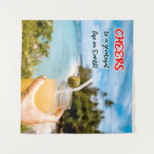 Ein dankbares Leben auf Erden Wandteppich (Vorderseite (Horizontal))