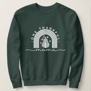 Ein dankbares Mama-Typografie-Sweatshirt Sweatshirt