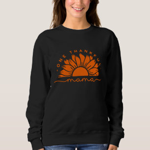 Ein dankbares Mama-Typografie-Sweatshirt Sweatshirt