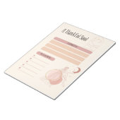 Ein dankbares Soul-Notepad Notizblock (angewinkelt)