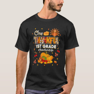 Ein dankenswerter Herbstlaub der 1. Klasse Herbst T-Shirt