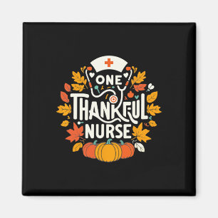 Ein dankenswerter Nurse Türkei Erntedank Scrub Top Magnet