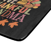 Ein dankenswerter Oma Nana Türkei Erntedank Day Schneidebrett (Ecke)