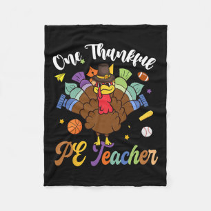 Ein dankenswerter Pe Teacher Türkei glücklich Dank Fleecedecke