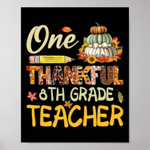 Ein dankenswerter Schulleiter der 8. Klasse - Dank Poster